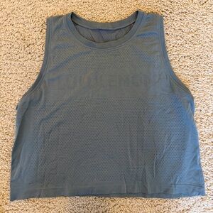 lululemon athletica Gray Muscle Tee